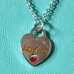 Theme park inspired ride sterling silver necklace 18"-20"